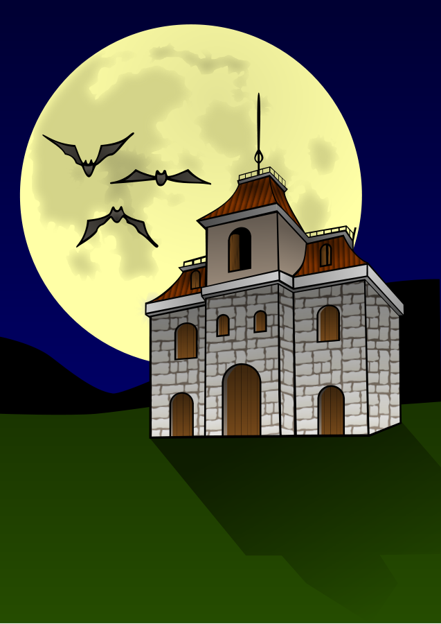 Haunted House SVG Vector file, vector clip art svg file
