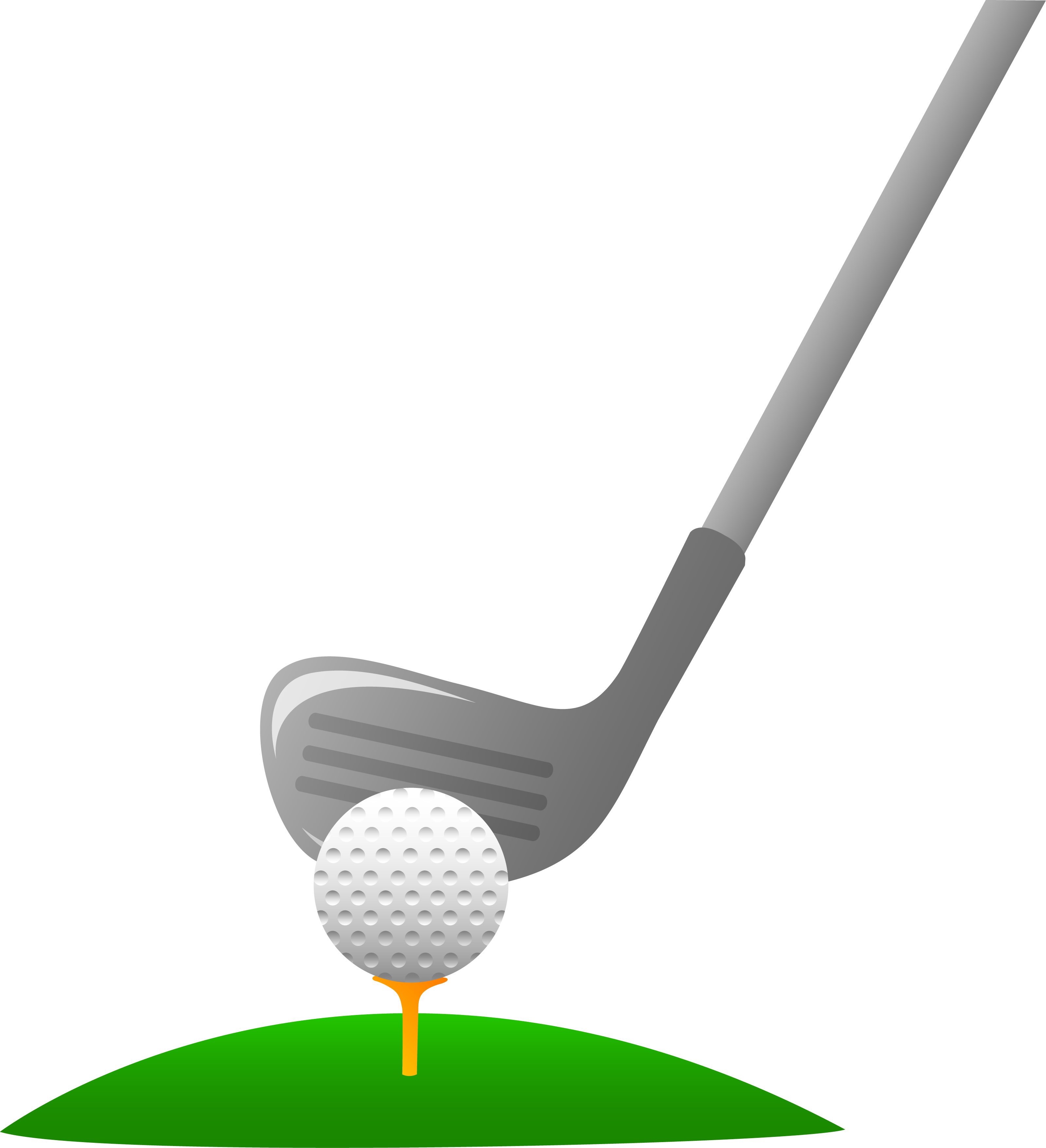 Golf Club And Ball Clipart 