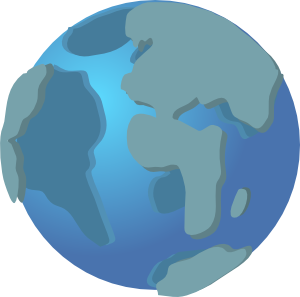 World Wide Web Globe Earth Icon Clip Art