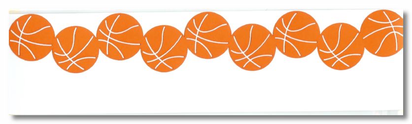 Basketball Borders Clipart 