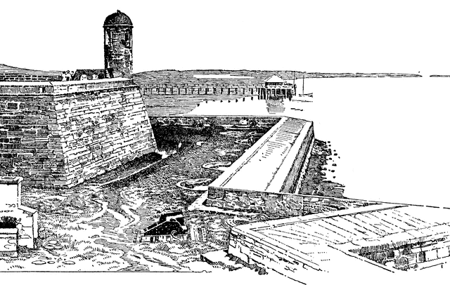 Spanish Fort in St. Augustine, Florida