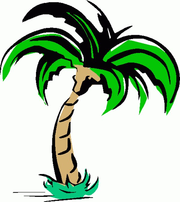 Clip Art Palm Tree Sign Clipart