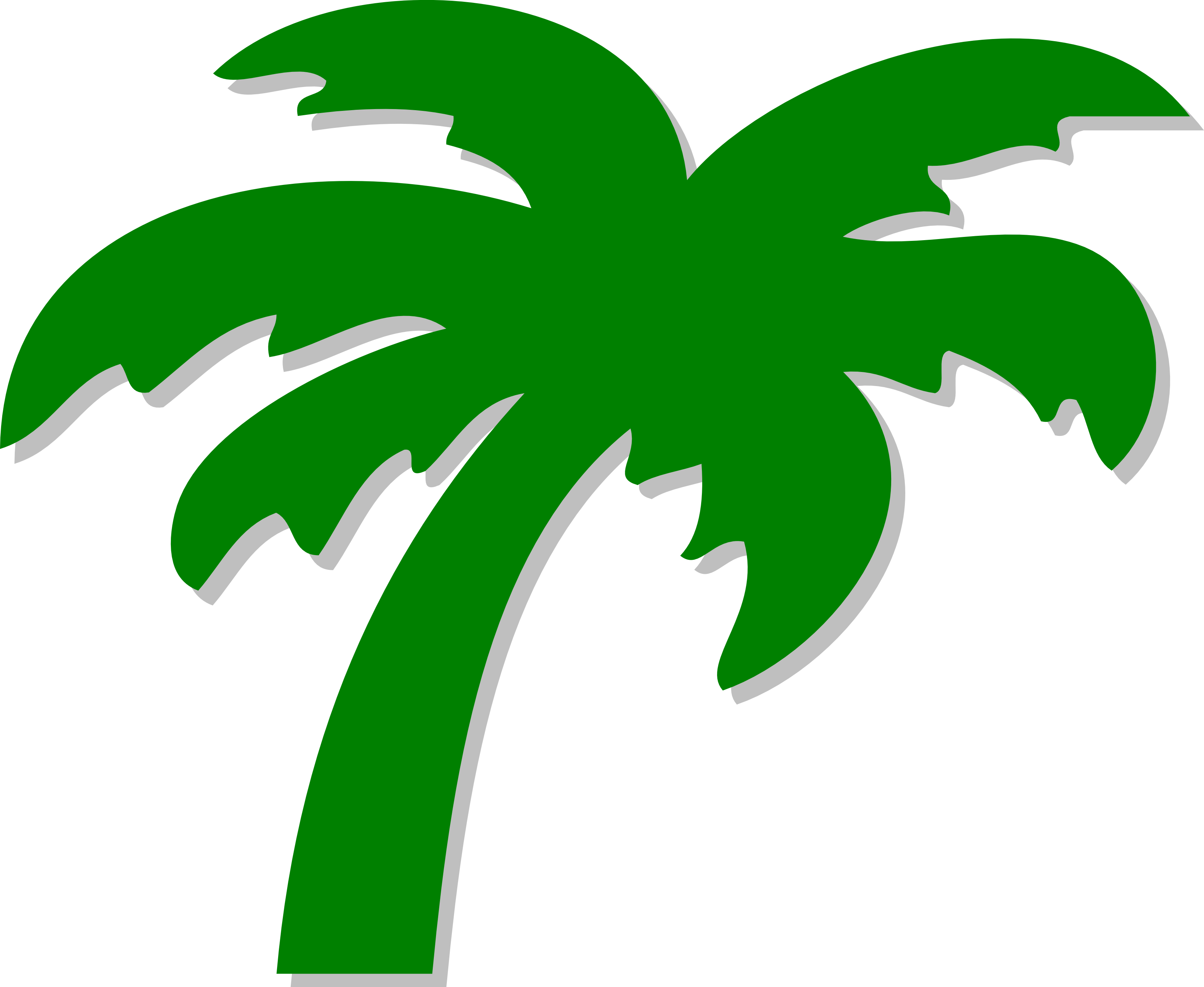 Palm tree clip art free clipart image