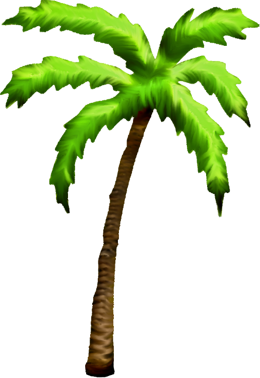 Palm tree clip art clipart image