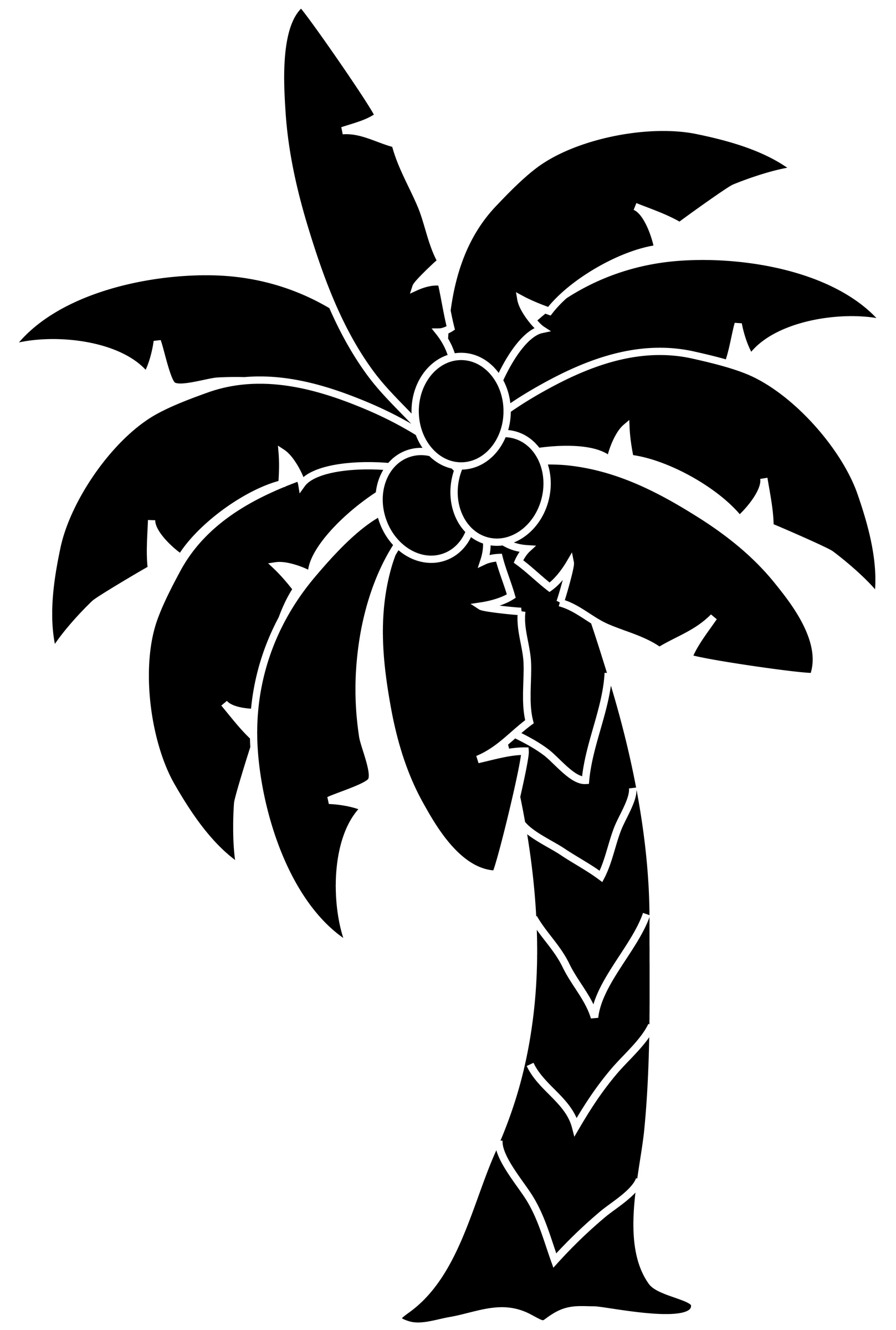 Tropical palm trees clipart free clip art image image
