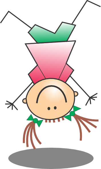 Happy Person Jumping Clipart