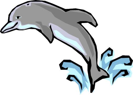 Dolphins Jumping Clipart