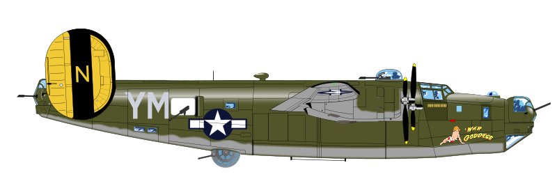 Free WWII Bomber Aircraft Clip Art