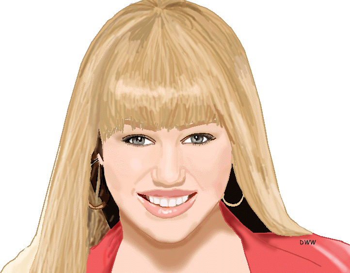 Hannah Montana Clip Art Image 