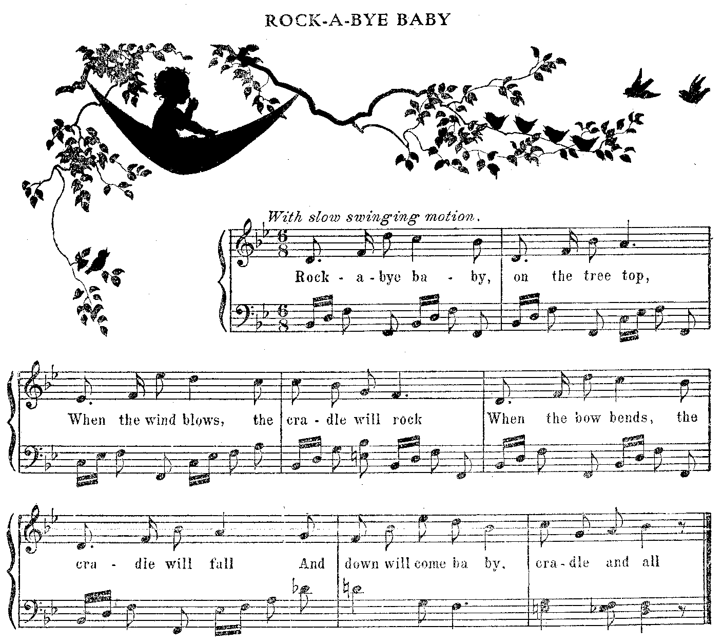 Vintage Twinkle Twinkle Little Star Sheet Music Clip Art Library