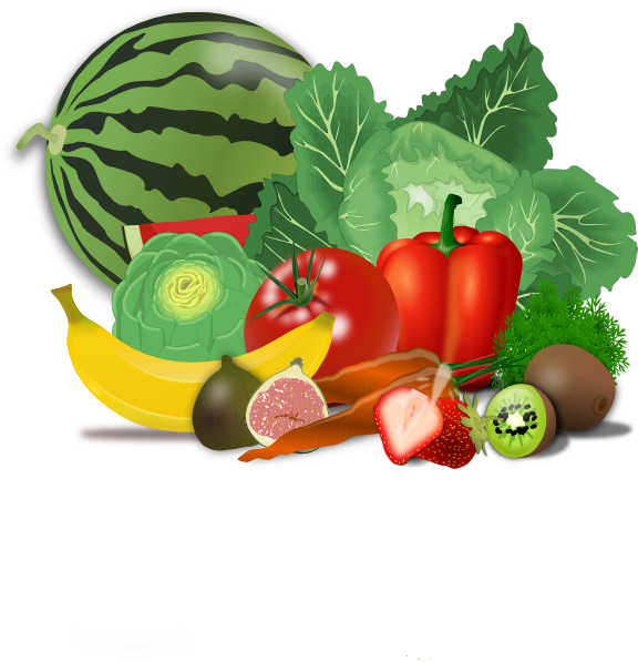 Fruits, Veggies, Healthy Clip Art 