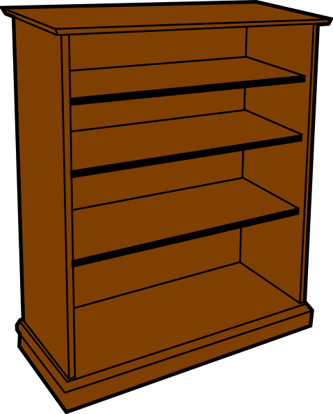 Bookshelf Clipart