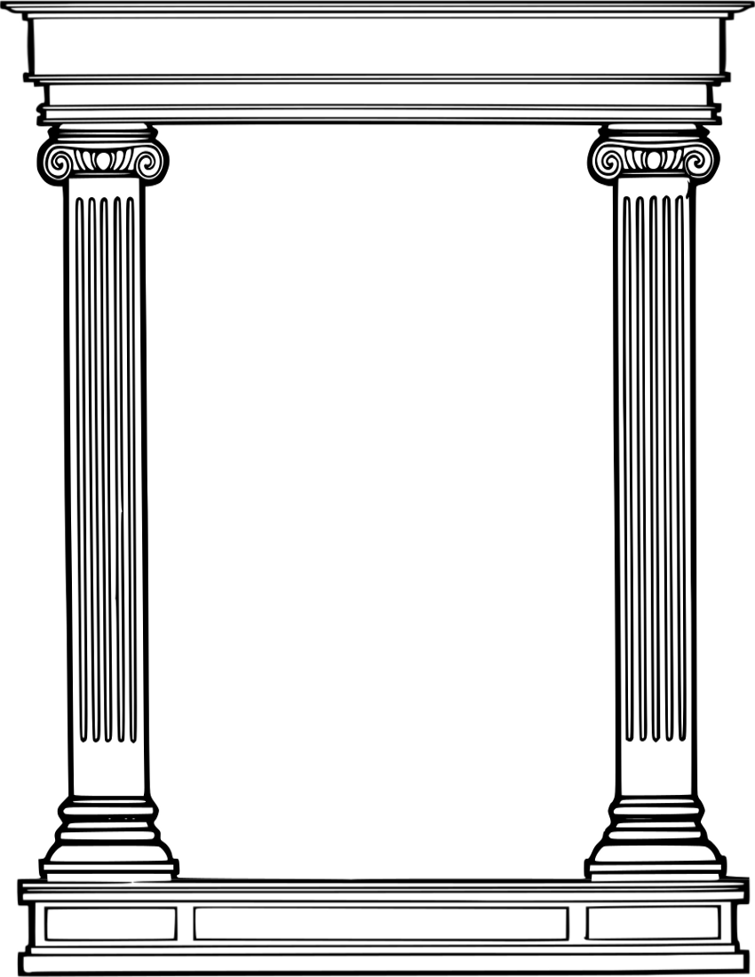 Roman Column Clipart 