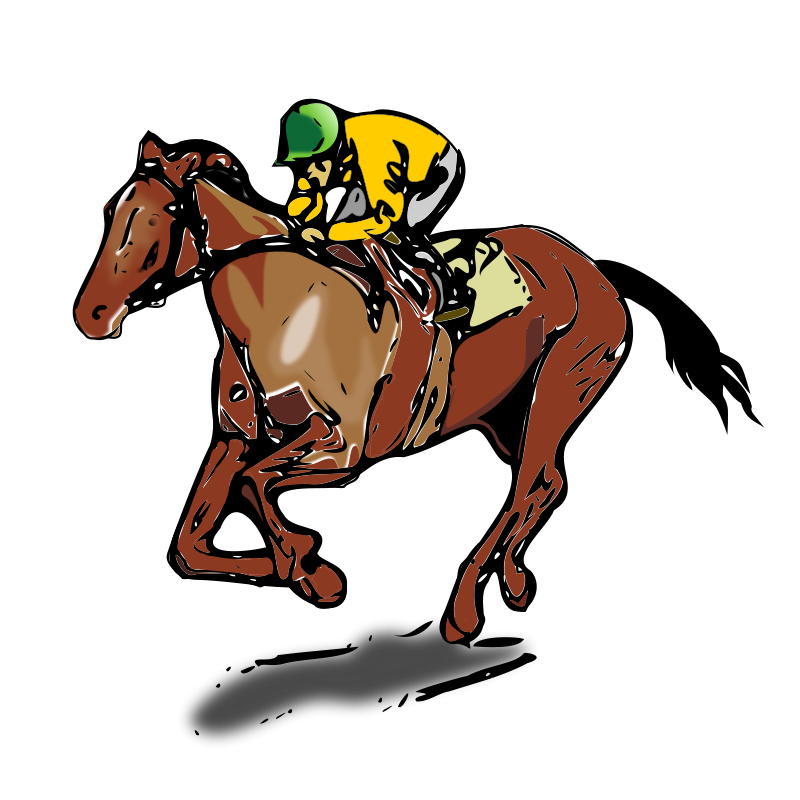 Horse Racing Jockey Clipart