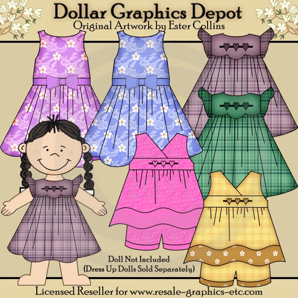 free clip art doll clothes - photo #46