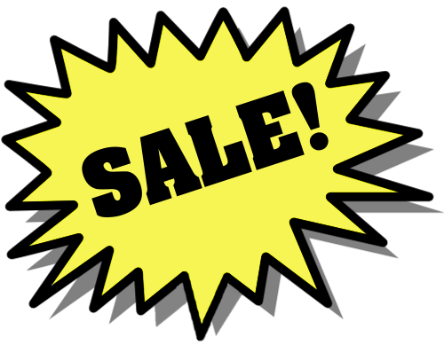 Clearance sale signs clipart image