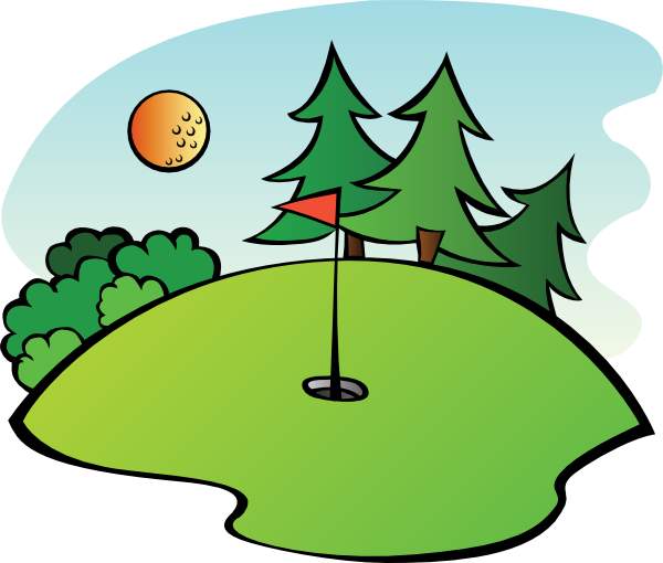 Golf Course Clipart