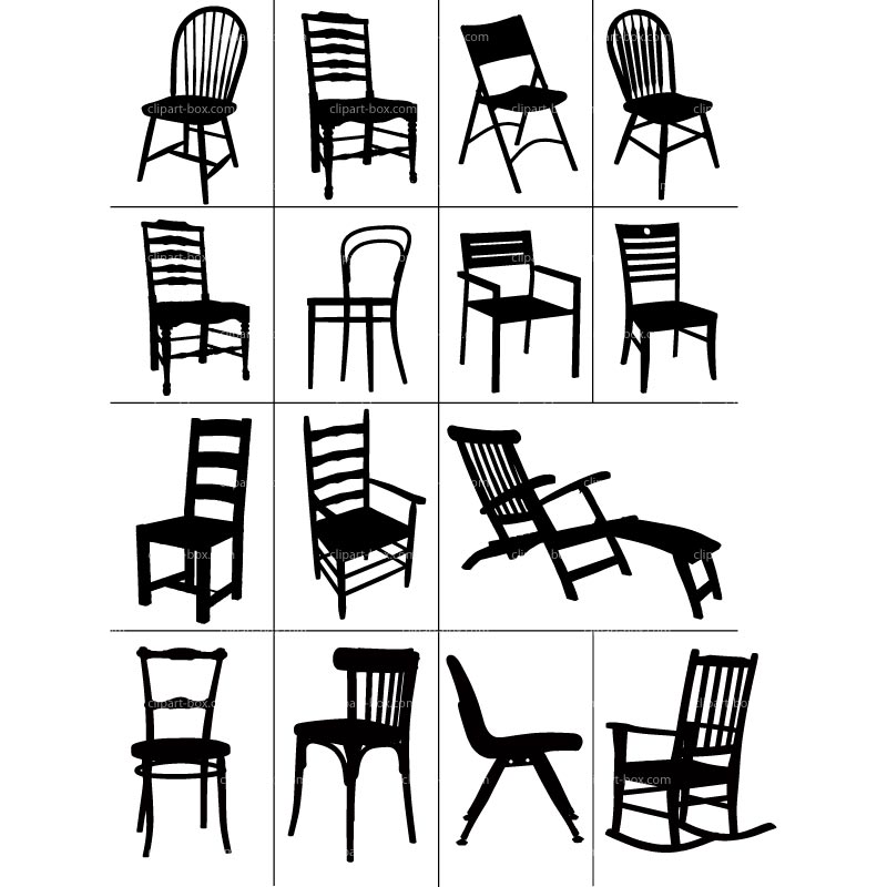 CLIPART CHAIRS SET