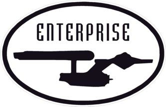 Name instead of Enterprise star trek silhouette 