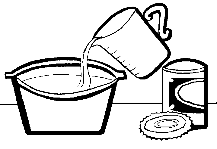 Baking Black And White Clipart 