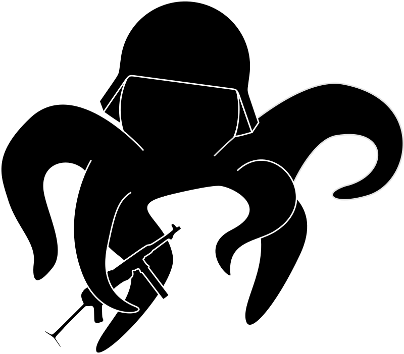 Octopus Stormtrooper Clipart Icon PNG 