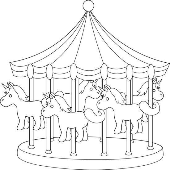Carousel cliparts 