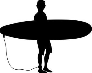 Surfer Clipart Image 