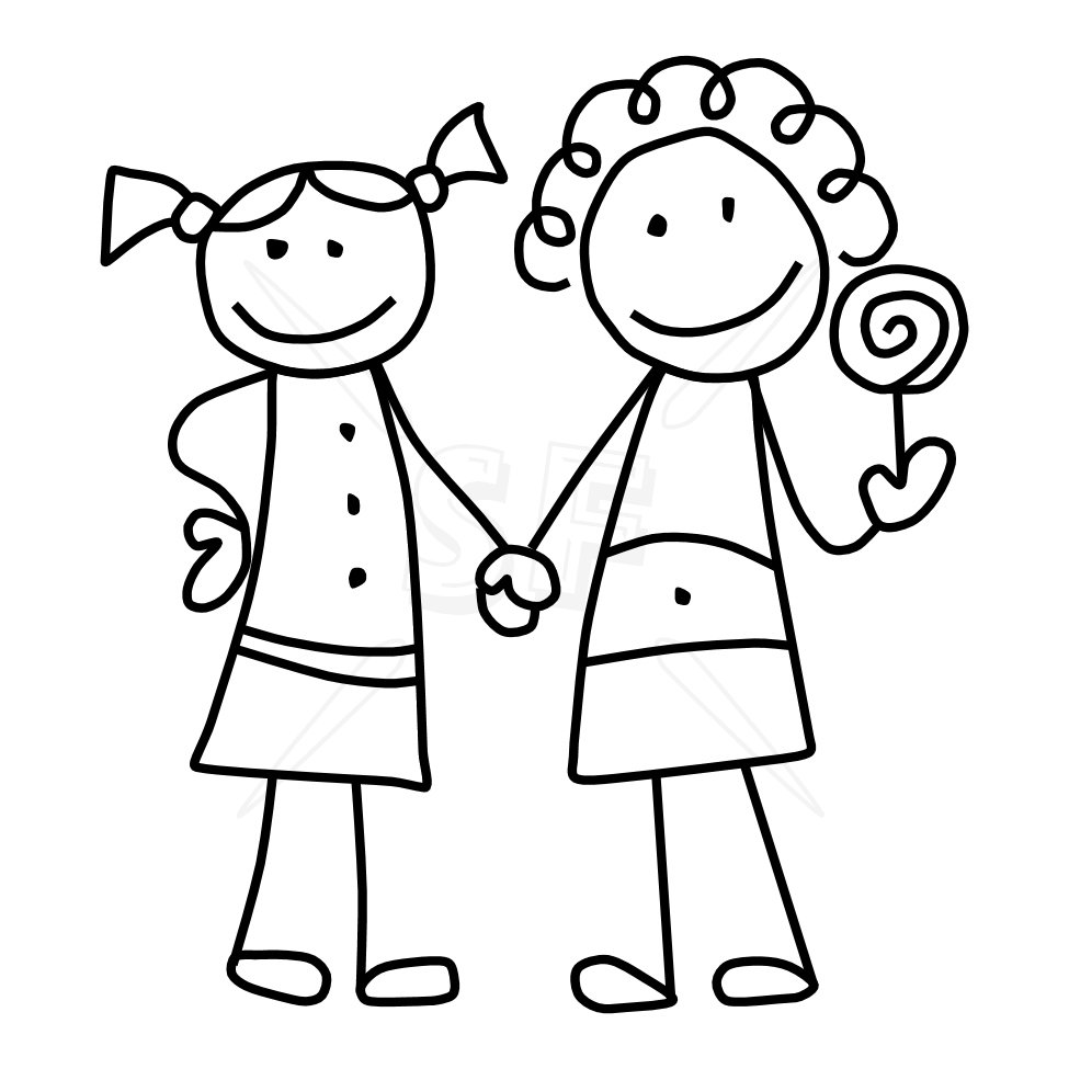 Free Friends Cartoon Black And White, Download Free Friends Cartoon Black  And White png images, Free ClipArts on Clipart Library