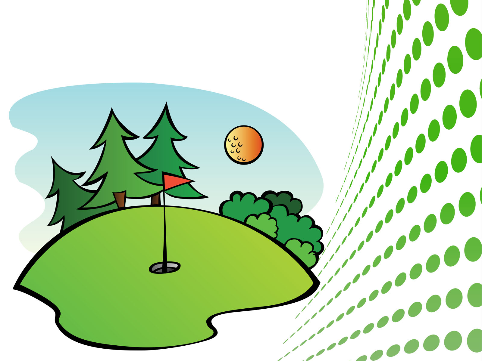 free clipart golf course - photo #10