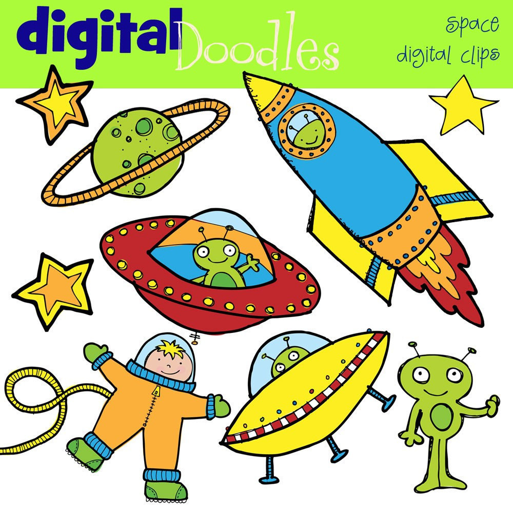 Outer Space Planets Clipart