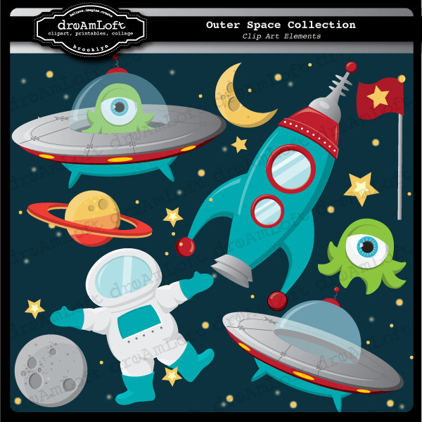 Popular items for outer space clip art