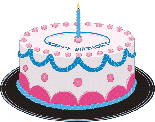 Coloring Page: Free Birthday Free Clipart Birthday Cake Birthday