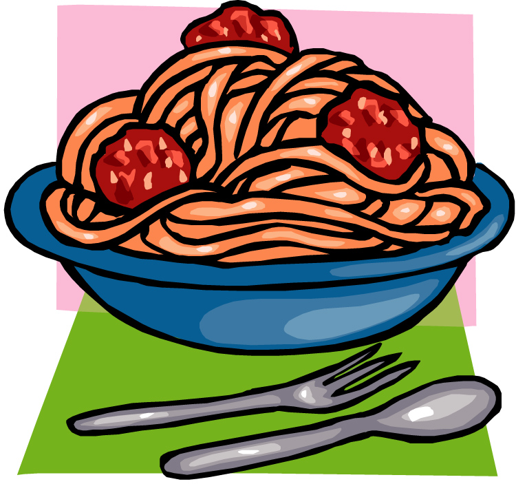 Spaghetti Dinner Clipart