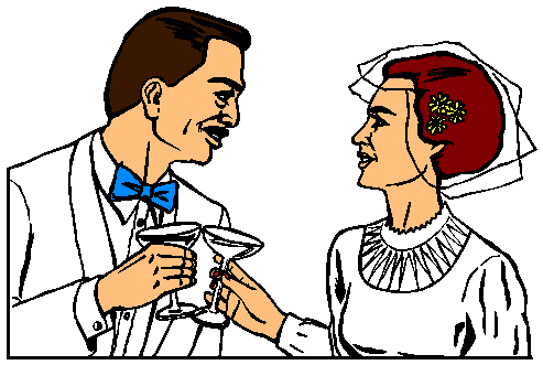 Clipart , Christian clipart image of wedding