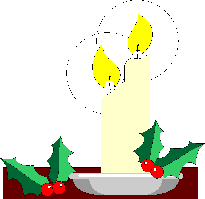 Clipart , Christian clipart image of candles