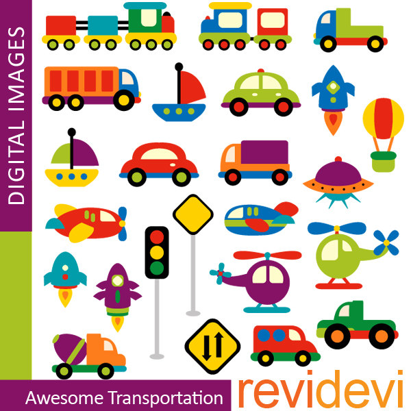 Transportation clip art Awesome Transportation 07333 by revidevi