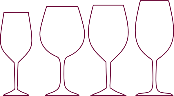 Wine glass clip art