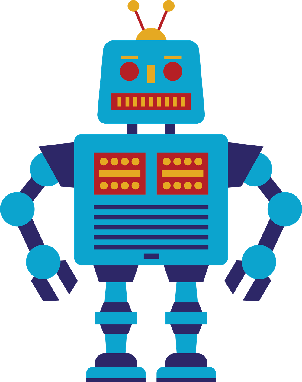 animated robot clipart - photo #30