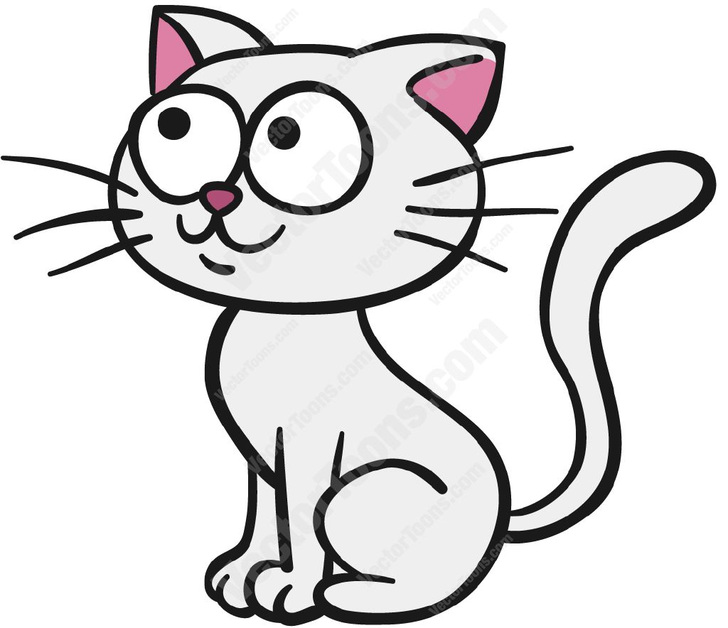cat sitting clipart - Clip Art Library