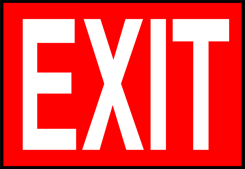 exit clipart free - photo #8