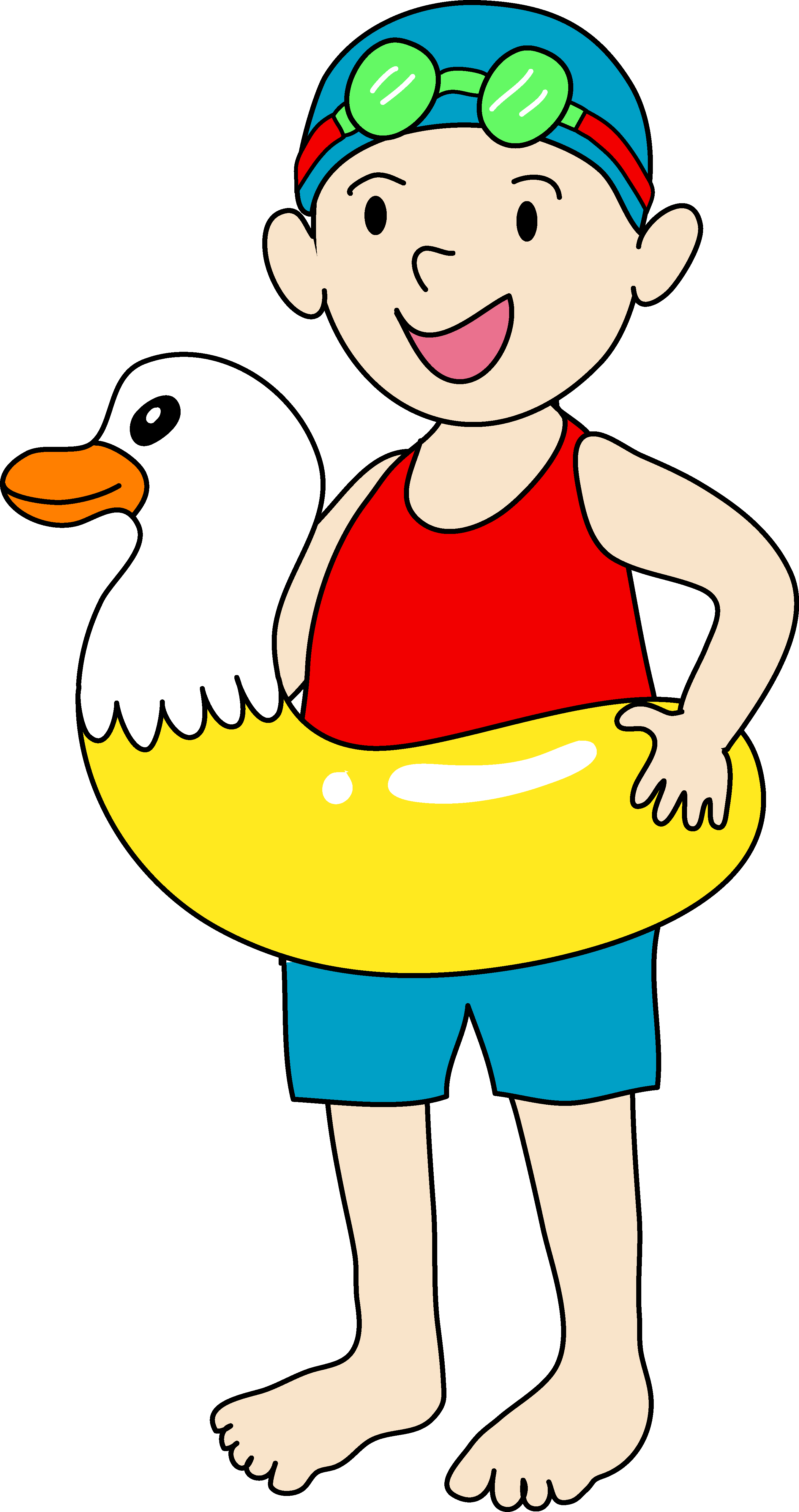 funny swimming clipart - photo #20