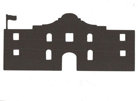 Alamo silhouette by hilemanhouse, $6.95 