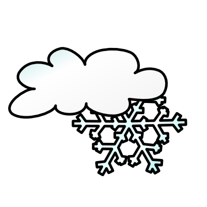 Free Clipart of Snowstorm