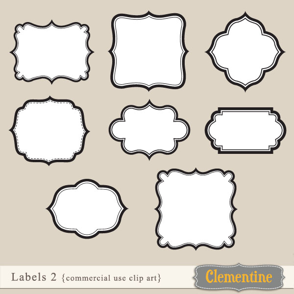 clipart label tags - photo #12