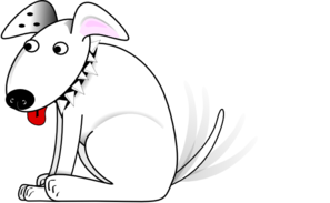 Cartoon Dog Wagging Tail Clip Art