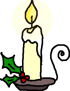 Christmas Candle Clip Art Free 