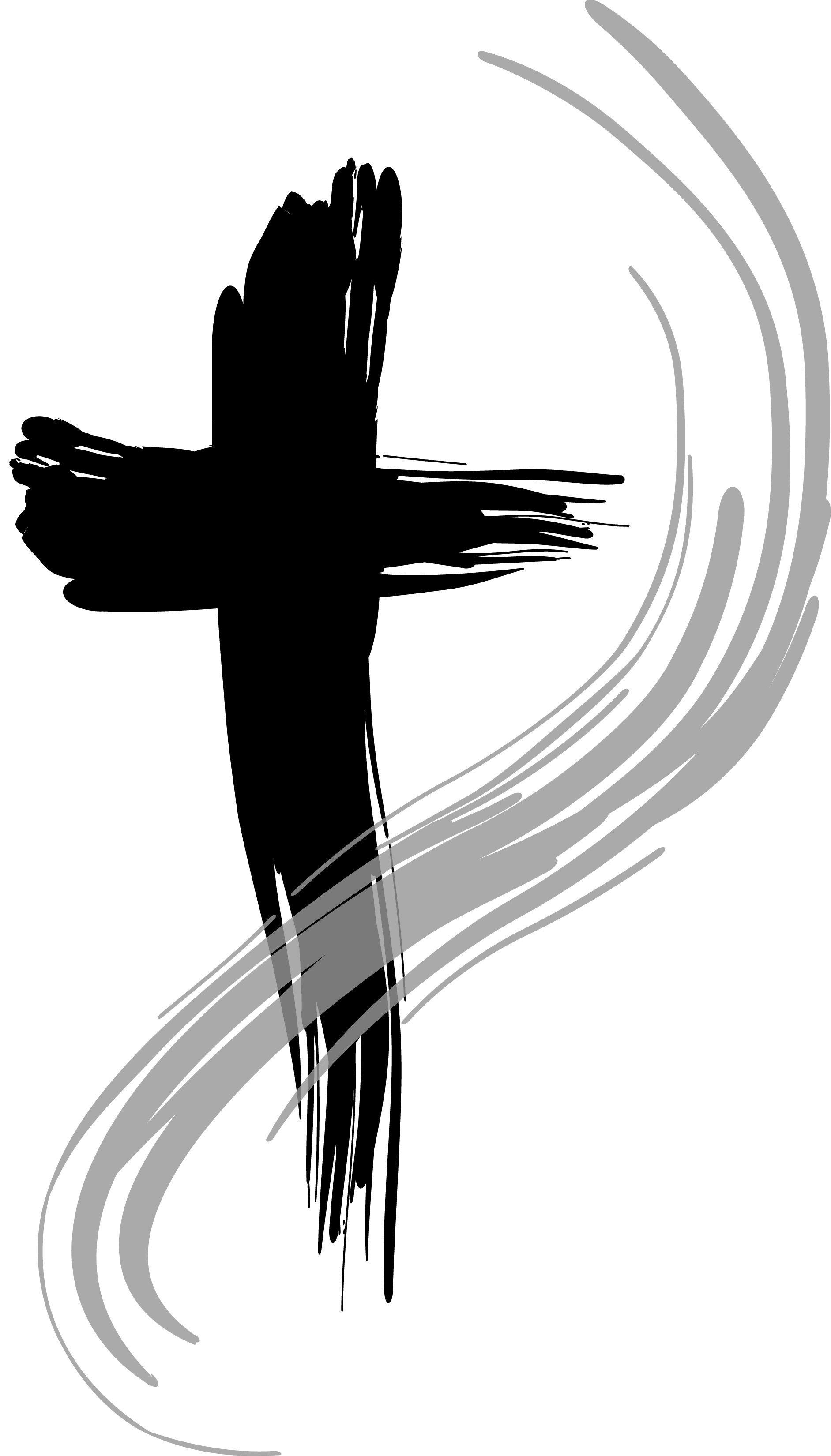 Cross holy week clip art image