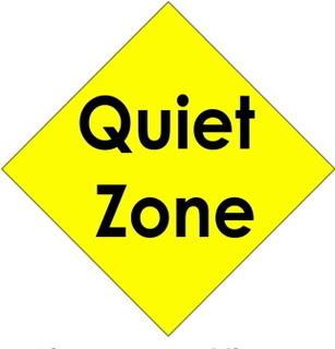 Quiet Zone Signs Clipart