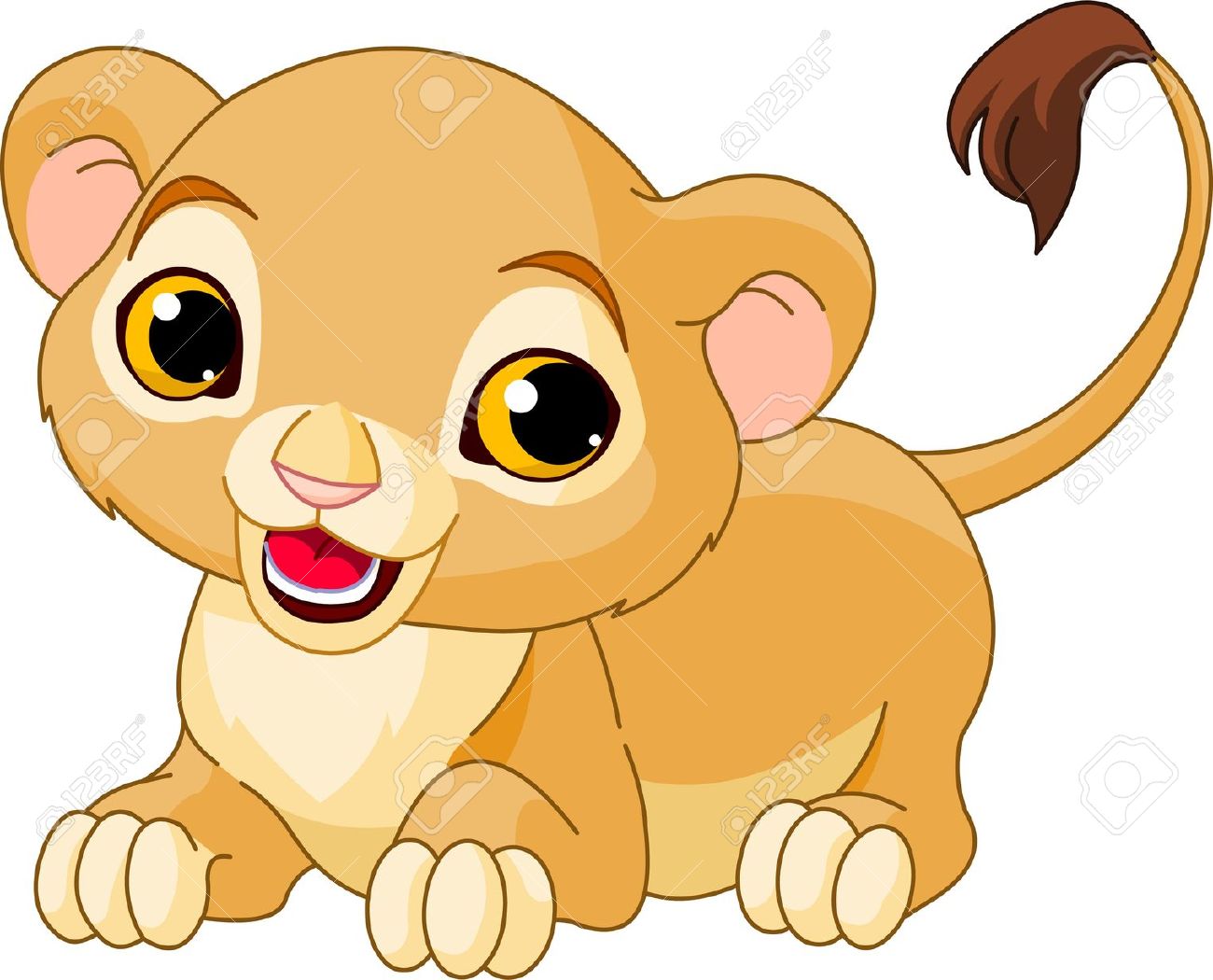 lion cubs clipart - Clip Art Library