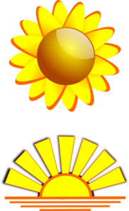 sunset clip art gallery